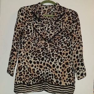 Iron free - Leopard blouse